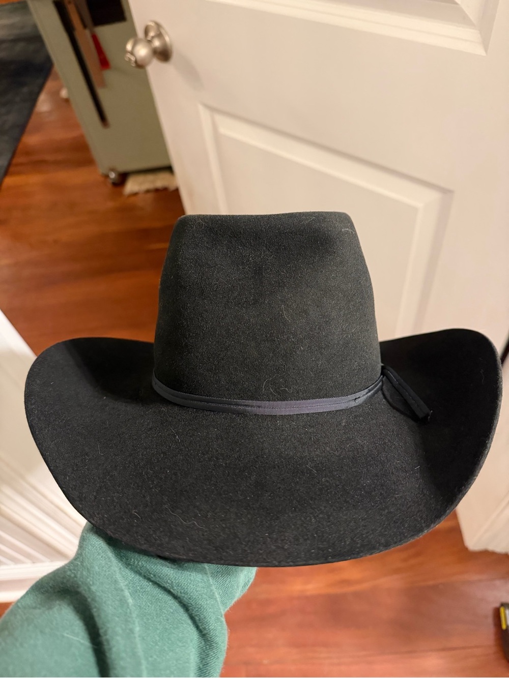 Vintage American Hat Co. 4X Beaver blend, Black Cowboy Hat, Size 6 7/8